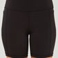 Love Tree High Waist Seam Detail Active Shorts