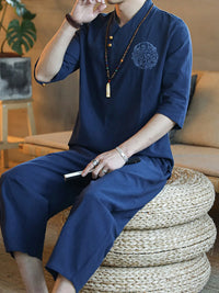 The Cortez 3/4 Sleeve Set – 3/4 sleeve top and pants set, view 2