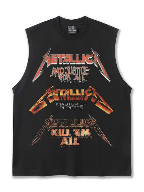 Men's Graphic Round Neck Tank