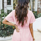 V-Neck Flutter Sleeve Romper