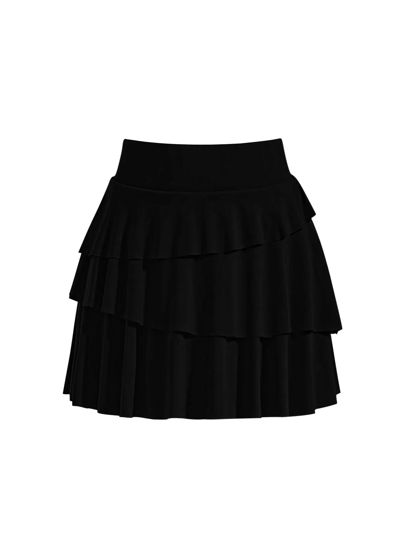 The Tia Tiered Ruffle Skort