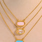 Copper 14K Gold-Plated Pendant Necklace