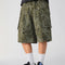 Men's Camo Print Cargo Shorts