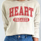 HEART BREAKER PLUS SIZE VALENTINES GRAPHIC SWEATSHIRT