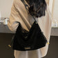 Suede Large Shoulder Bag