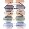 Brow Bar Unisex Aviator Sunglasses Set