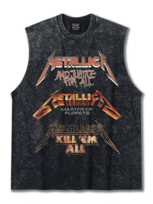 Men's Graphic Round Neck Tank