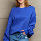 Full Size Round Neck Long Sleeve Sweatshirt