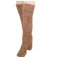 Plush Warm Over Knee Leg Warmers