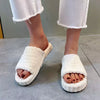 Open Toe Platform Slippers