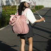 Quilted Racket Backpack Bag
