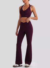 The Cleo Criss-Cross V-Neck Tank & Legging Set