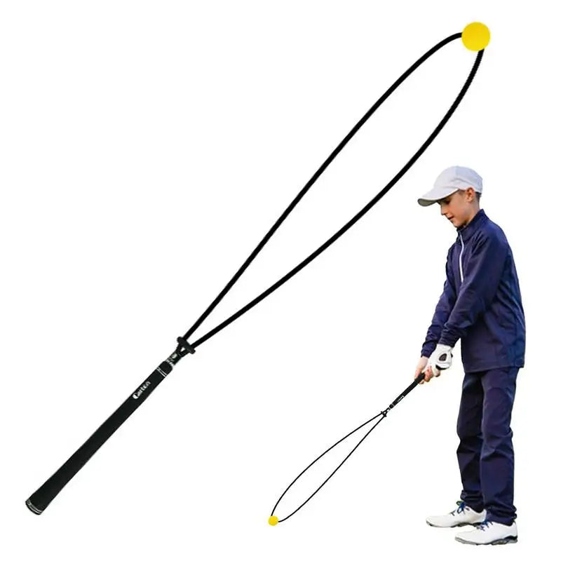 Golf Swing Practice Rope Adjustable Golf Practice Swing Trainer Golf Assistance Exercises Rope Golf Training Supplies Accessory