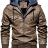 Men's Plus Size Zip Up Drawstring Hooded Jacket
