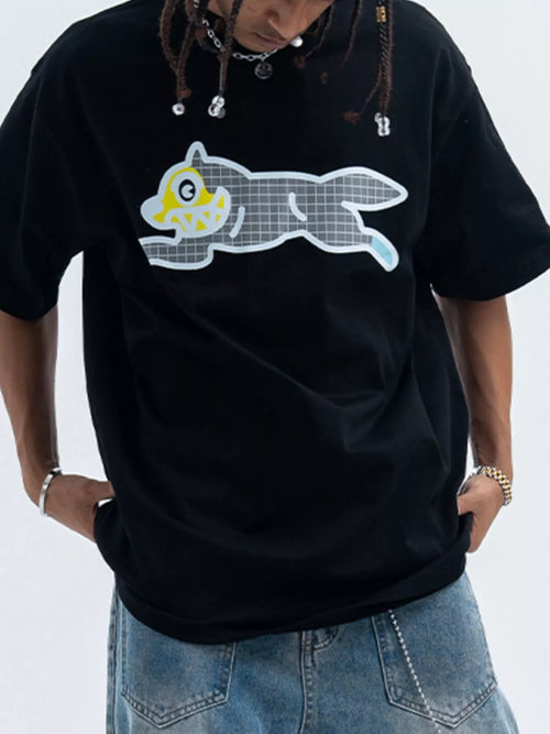 Men's Graphic Round Neck Relaxed Fit T-Shirt