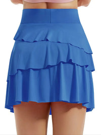 The Tia Tiered Ruffle Skort