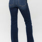 Judy Blue Full Size Frayed Hem Bootcut Jeans