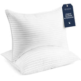 Beckham Hotel Collection Bed Pillows Standard / Queen Size Set of 2 - Original Down Alternative Pillow for Sleeping - Bedding for Back, Stomach or Side Sleepers