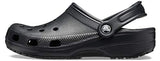 Crocs Unisex-Adult Classic Clogs (Best Sellers), Black, 9 Women/7 Men