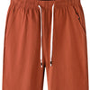 Men's Plus Size Casual Elastic Waist Drawstring Shorts