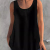 Solid Color Round Neck Tank
