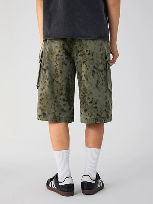 Men's Camo Print Cargo Shorts