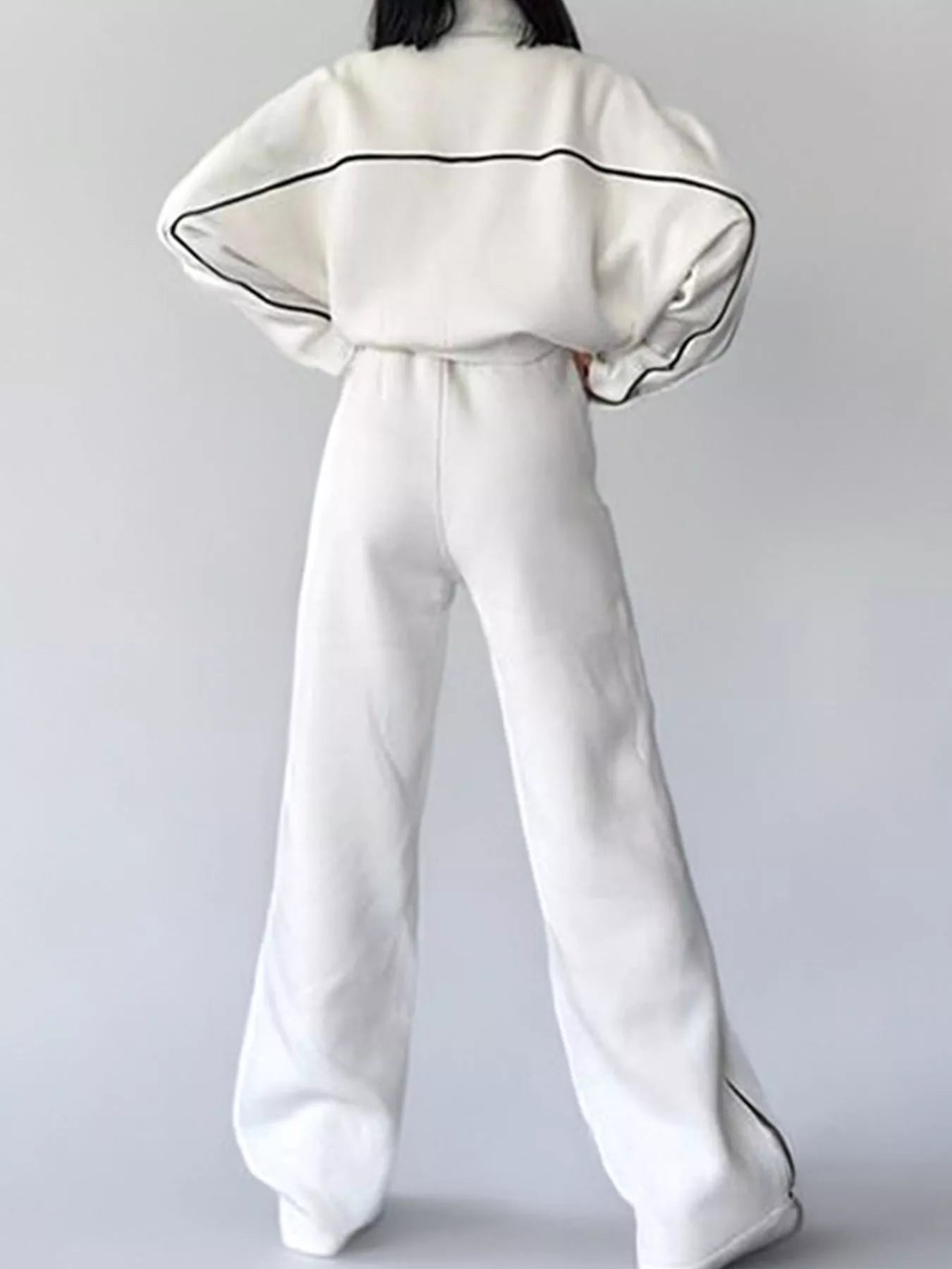 The Haven Zip Jacket & Wide-Leg Pant Set