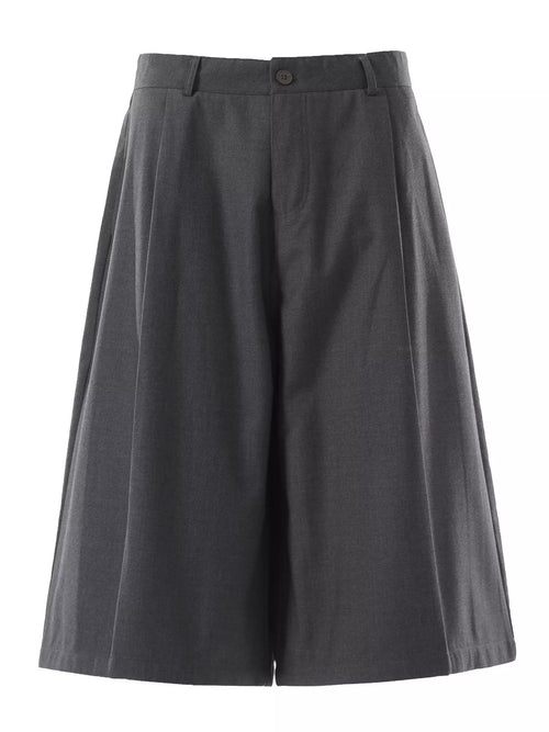 Men's Wide-Leg Cropped Shorts