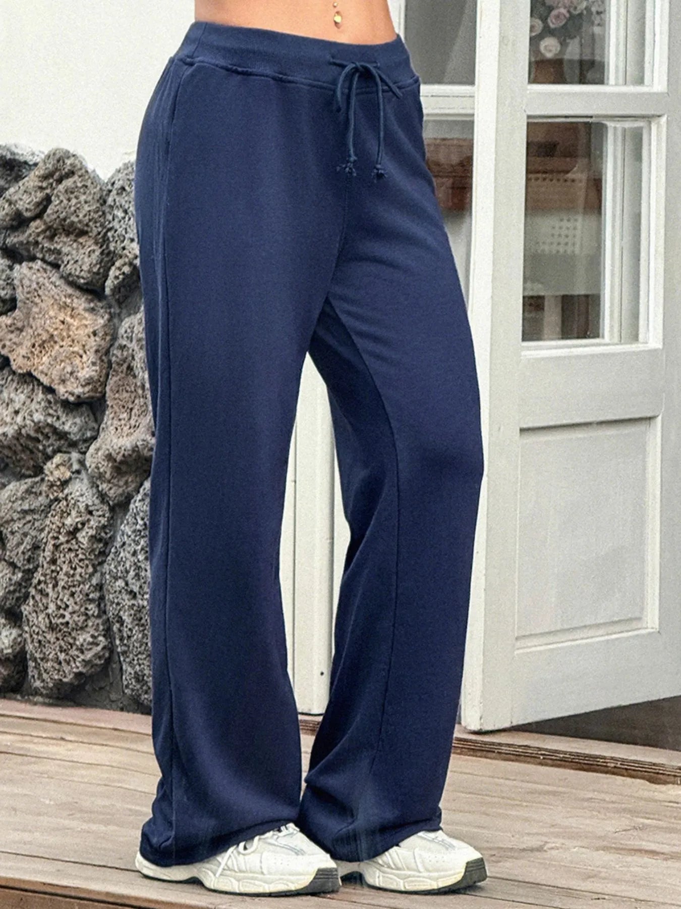 The Avery Drawstring Wide-Leg Pant