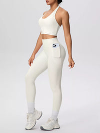 The Lucia Halter Crop Top & Legging Set