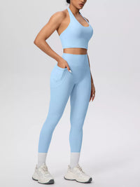 The Lucia Halter Crop Top & Legging Set