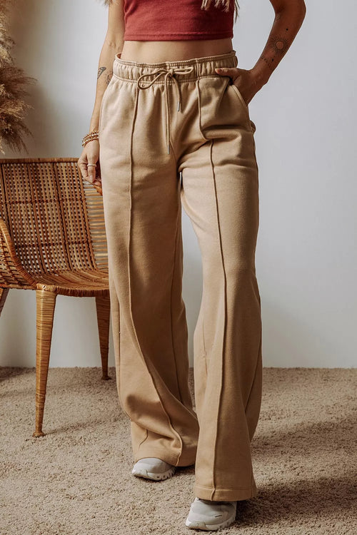 Wide Leg Drawstring Pants