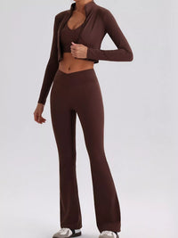 The Cleo Criss-Cross V-Neck Tank & Legging Set