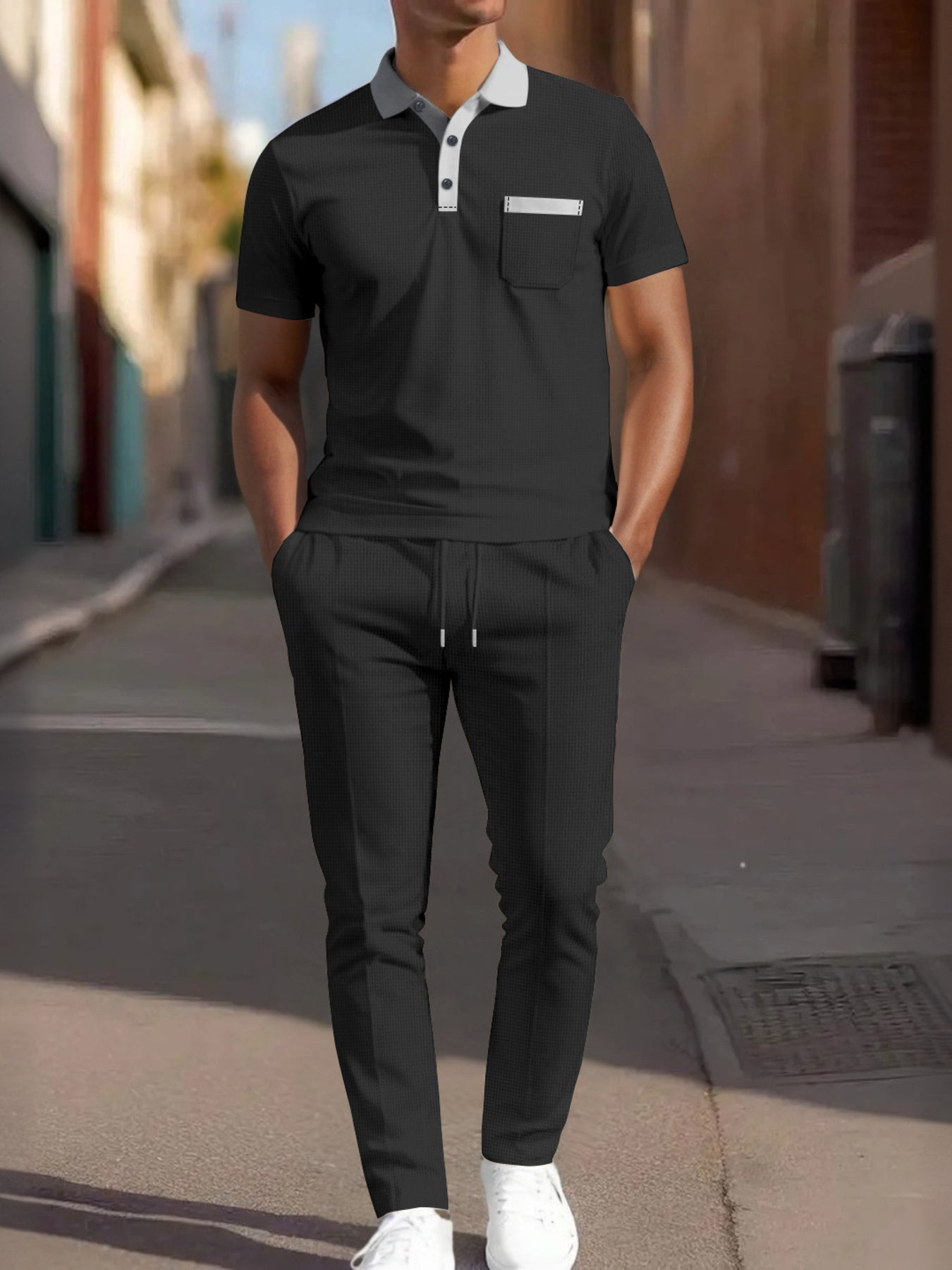 The Fairway Polo & Pants Set – polo and pants set, view 3