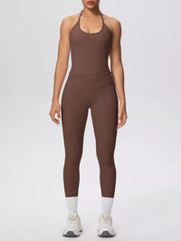 The Lucia Soft Halter Cami & Legging Set