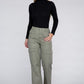 Everyday Wear Elastic-Waist Cargo Pants