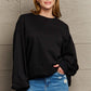 Full Size Round Neck Long Sleeve Sweatshirt