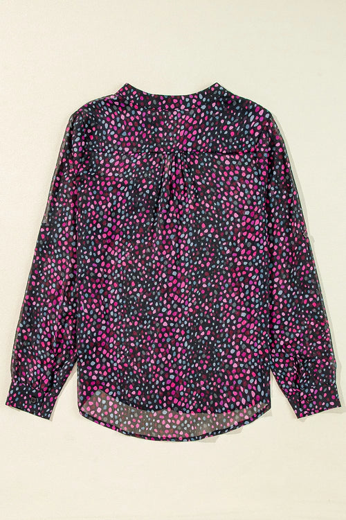 Polka Dot Button Up Shirt