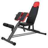 Finer Form Multi-Functional FID Weight Bench for Full All-in-One Body Workout – Hyper Back Extension, Roman Chair, Adjustable Ab Sit up Bench, Incline Decline Bench, Flat Bench