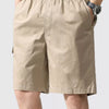 Men's Plus Size Casual Elastic Waist Shorts