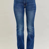 Judy Blue Full Size Mid-rise Non-distressed Hem Bootcut Jeans Plus Size