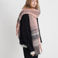 Fringe Plaid Polyester Scarf