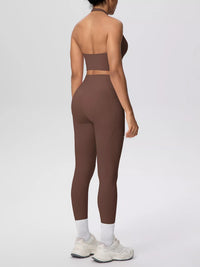 The Lucia Halter Crop Top & Legging Set