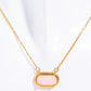 Copper 14K Gold-Plated Pendant Necklace