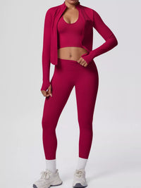 The Lucia Three-Piece Tank, Jacket & Legging Set