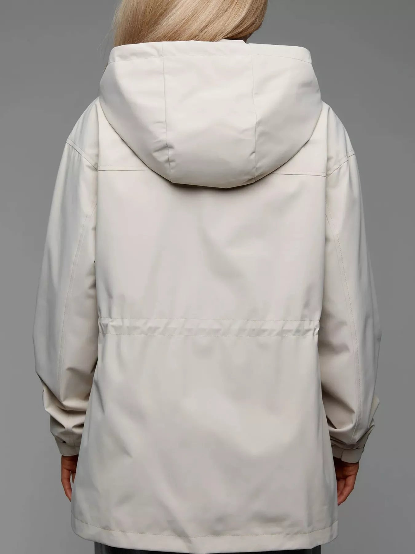 The Breeze Hooded Drawstring Windbreaker