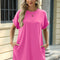 Florira Short Sleeve Mini Dress with Pockets