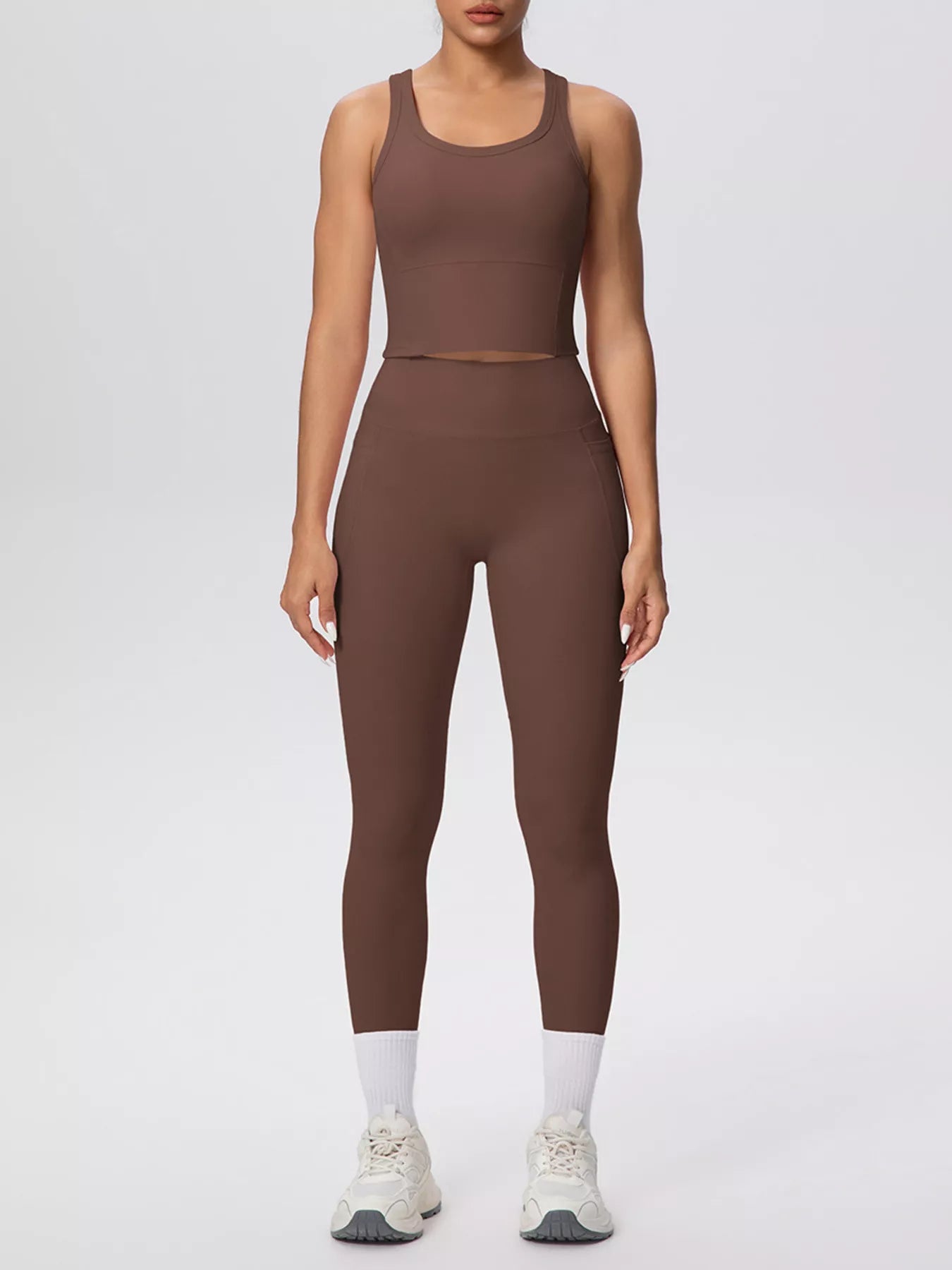 The Lucia Scoop Tank & Legging Set