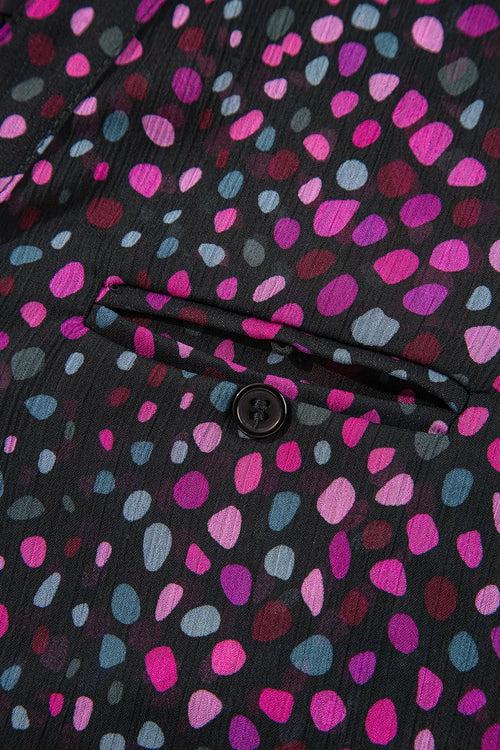 Polka Dot Button Up Shirt