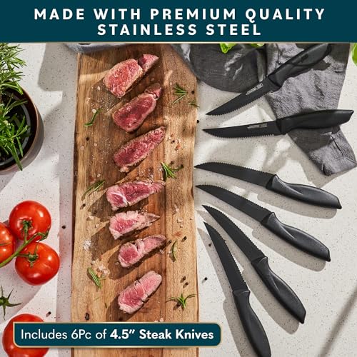 Hero Kitchen Knife Set with Sharpener - High Carbon Stainless Steel